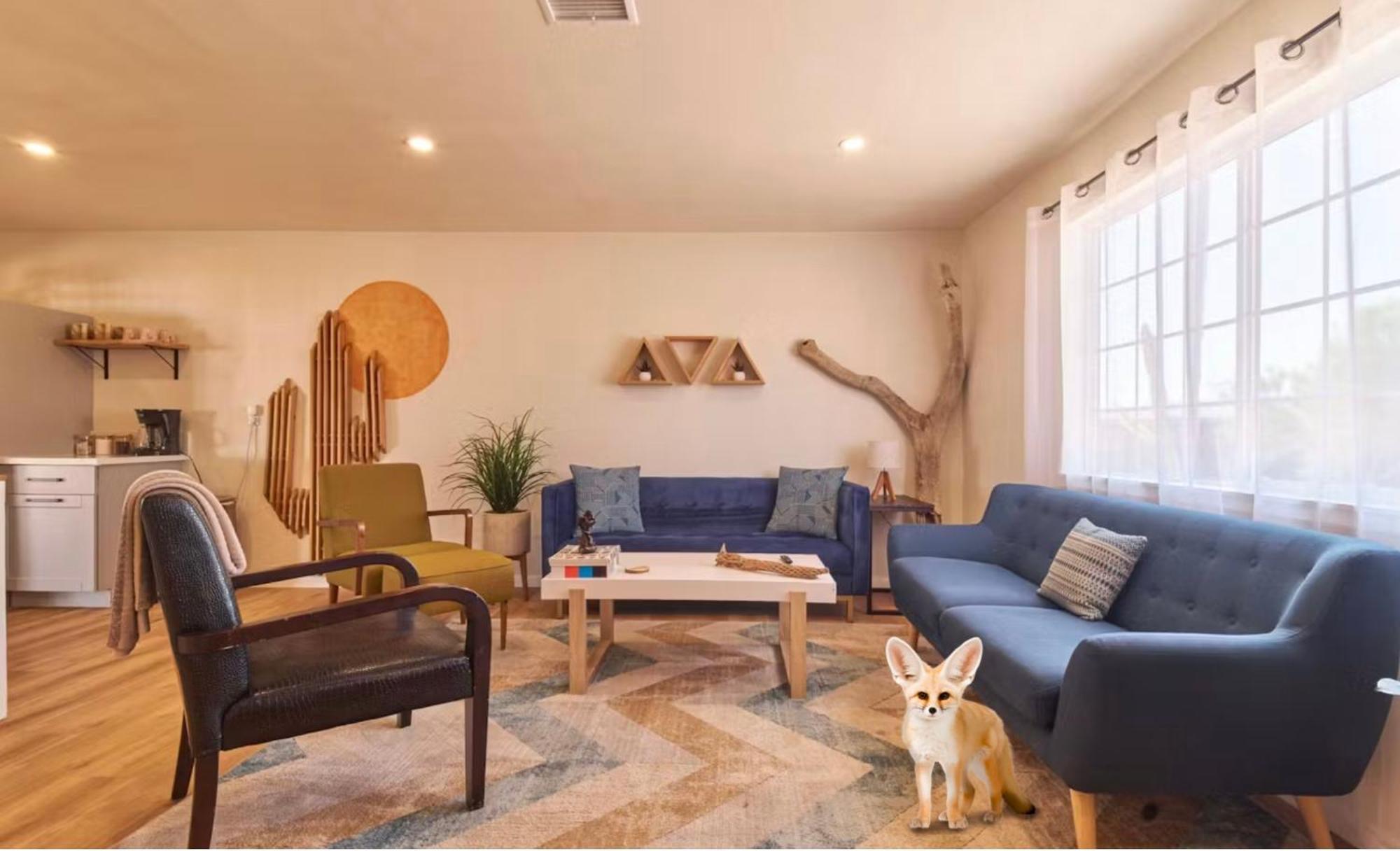 Twin Palms Desert Getaway - Jacuzzi, Fire Pit, Meditation Room & More Joshua Tree Εξωτερικό φωτογραφία
